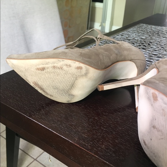 Steve Madden Ballerina Olive Heels 5.5 - Picture 5 of 6